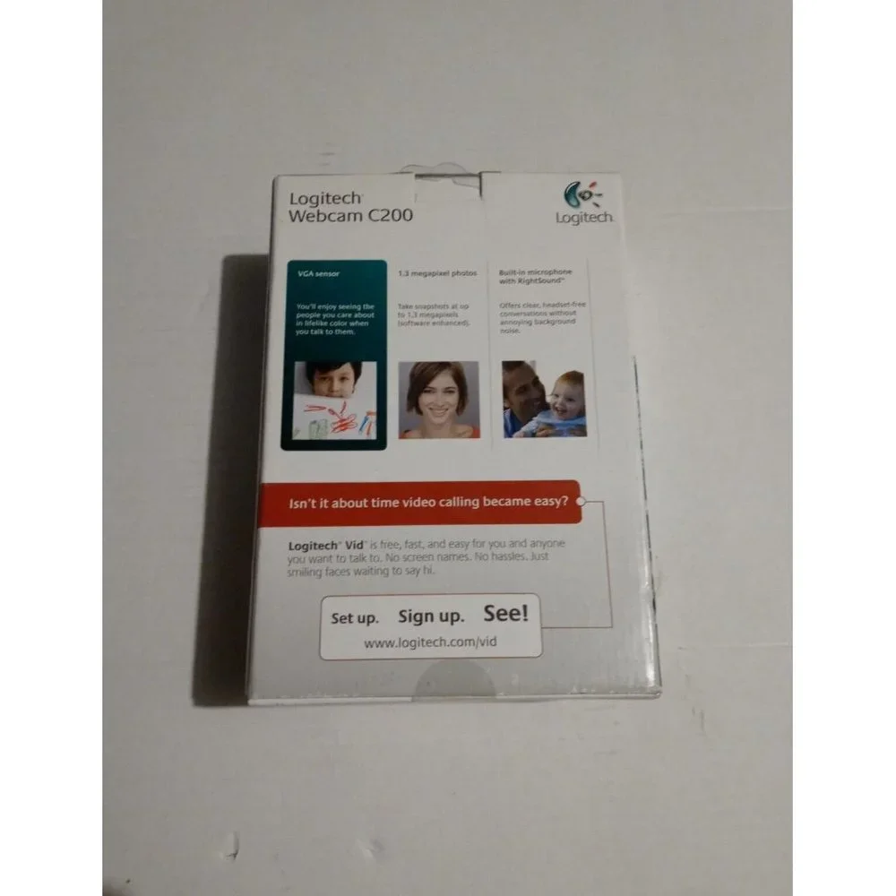 Logitech Webcam C200 Communication without bordes New